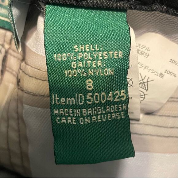 LL Bean Black Snow/Rain Pants Size 8 - Picture 4 of 7